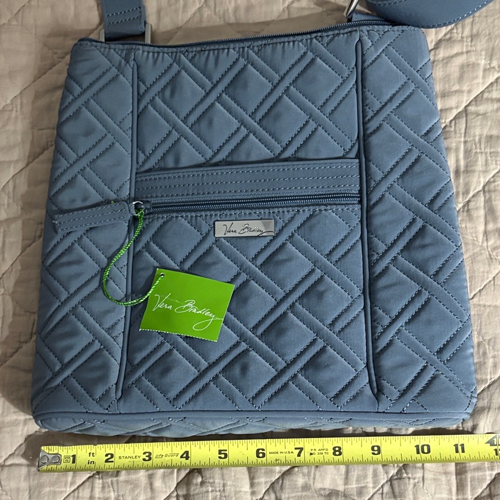 Vera Bradley Blue Quilted Crossbody Bag - Picture 6 of 6